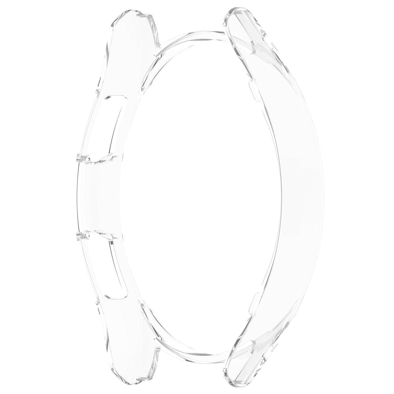 Hårdt pc-cover til Samsung Galaxy Watch6 Classic 43 mm, udhulet halvt indpakket beskyttelsescover - gennemsigtig Hårdt pc-cover til Samsung Galaxy Watch6 Classic 43 mm, udhulet halvt indpakket beskyttelsescover - gennemsigtig